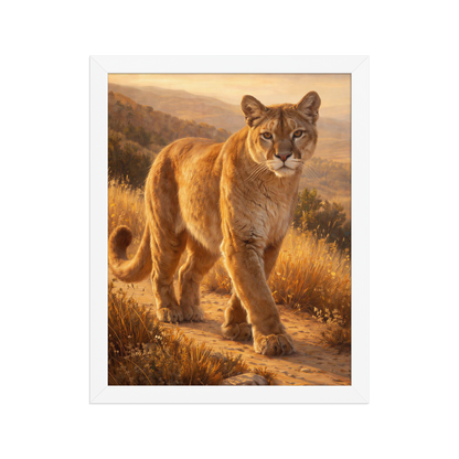 Mountain Lion Pride Framed Poster
