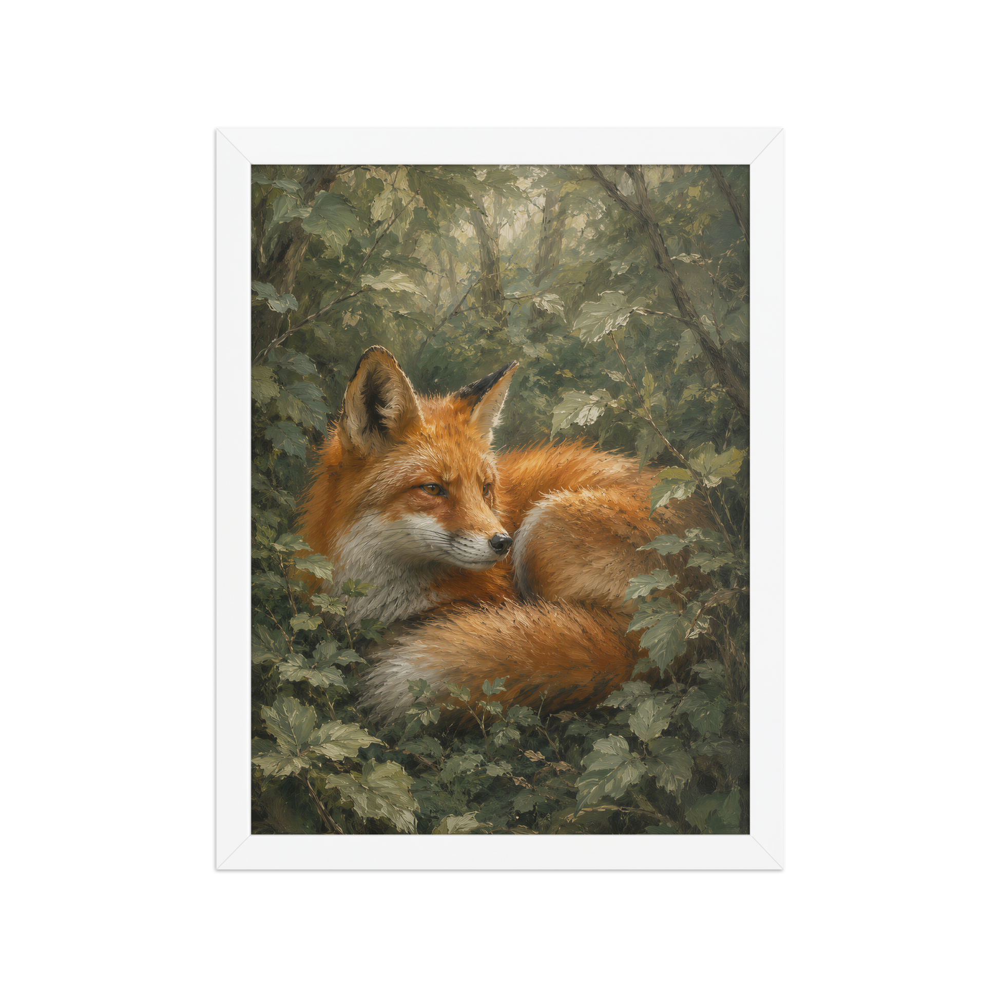 Fox Forest Calm Framed Poster