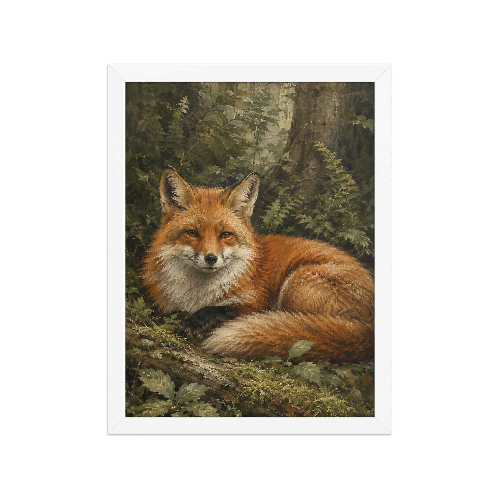 Fox Woodland Calm Framed Poster