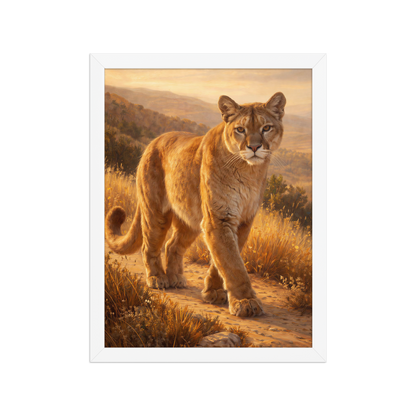Mountain Lion Pride Framed Poster