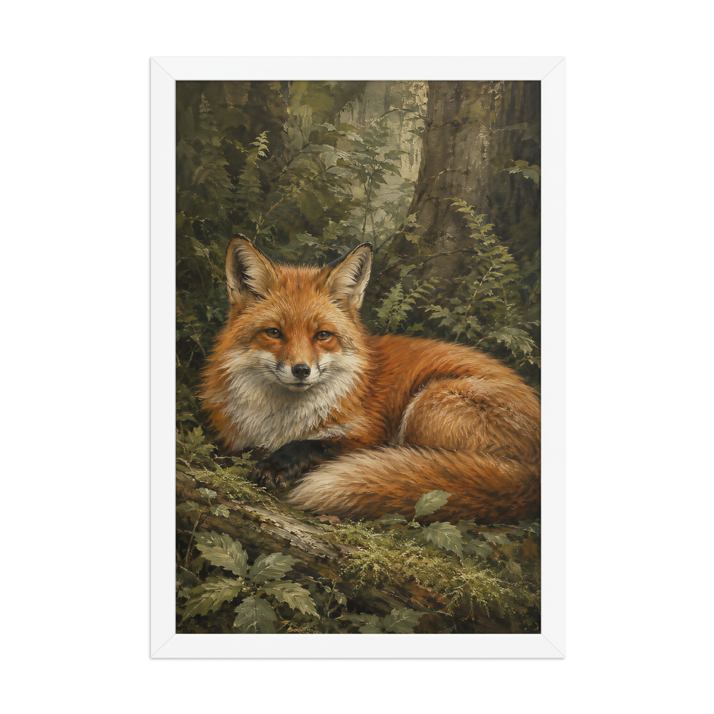 Fox Woodland Calm Framed Poster