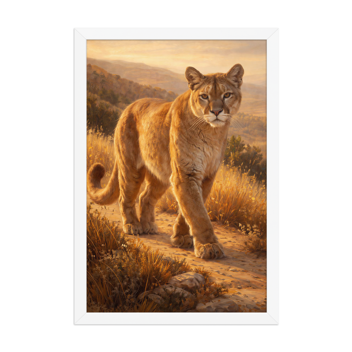Mountain Lion Pride Framed Poster