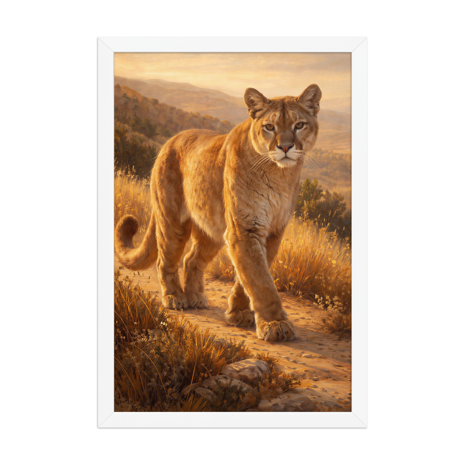 Mountain Lion Pride Framed Poster