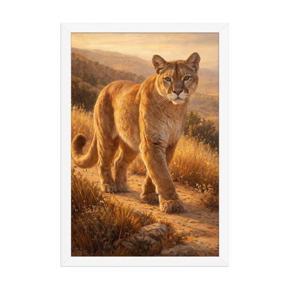 Mountain Lion Pride Framed Poster