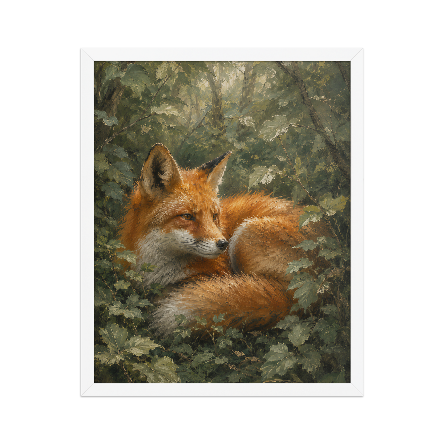 Fox Forest Calm Framed Poster