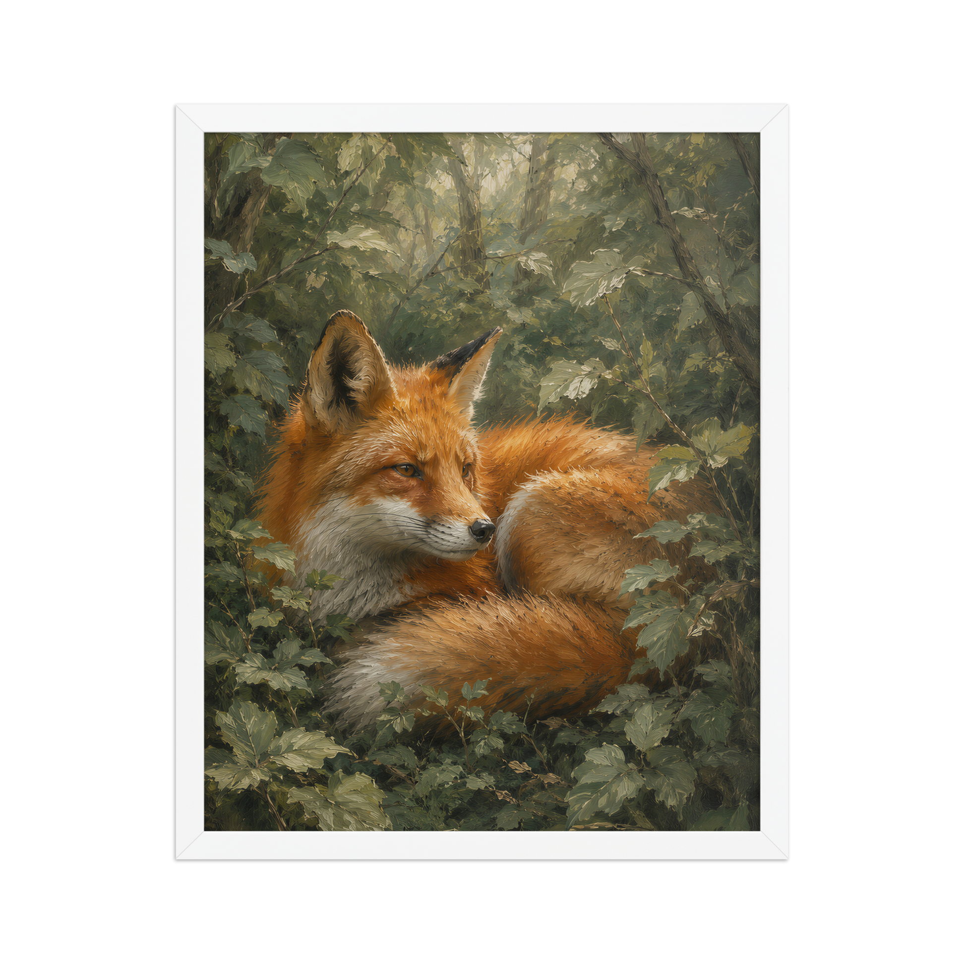 Fox Forest Calm Framed Poster