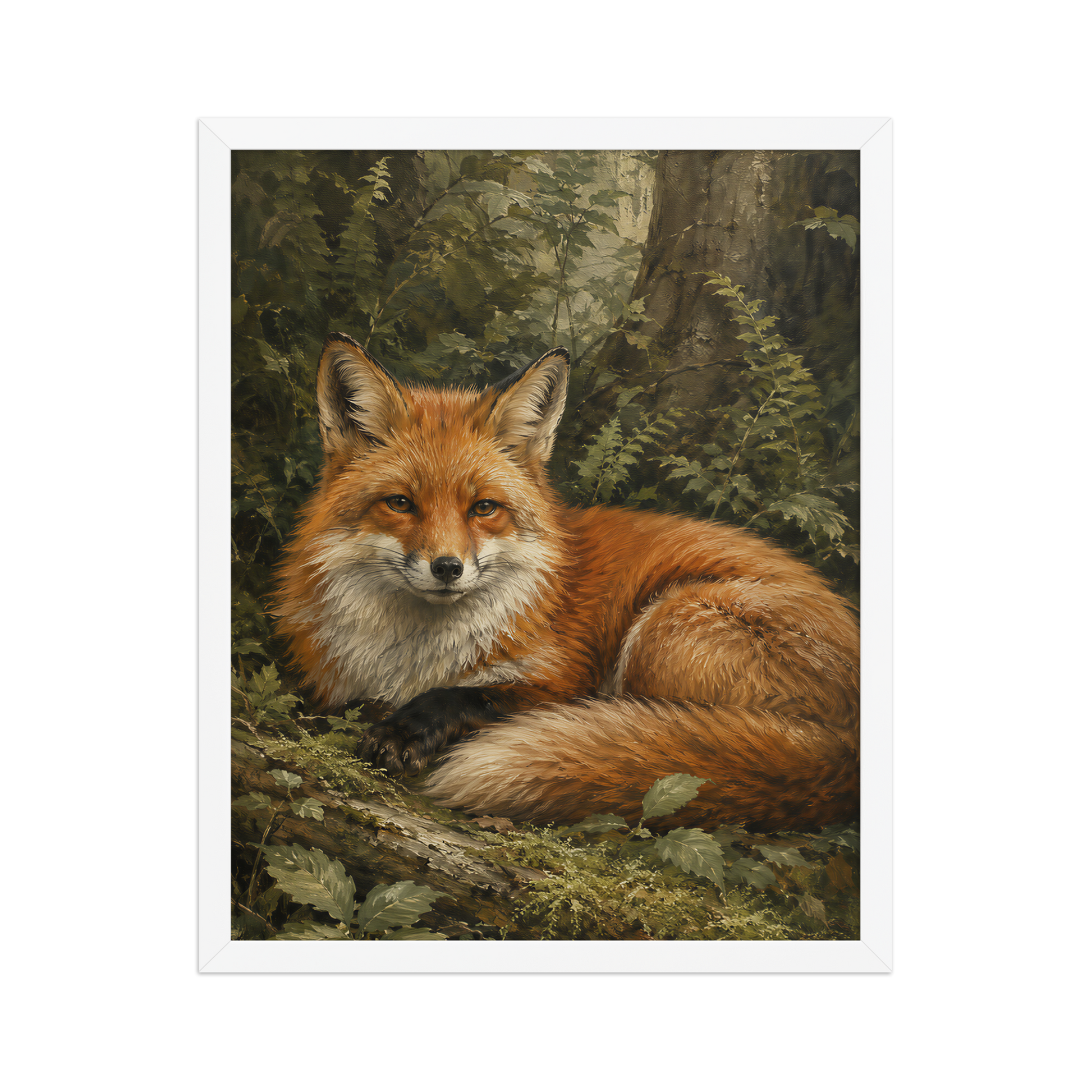 Fox Woodland Calm Framed Poster