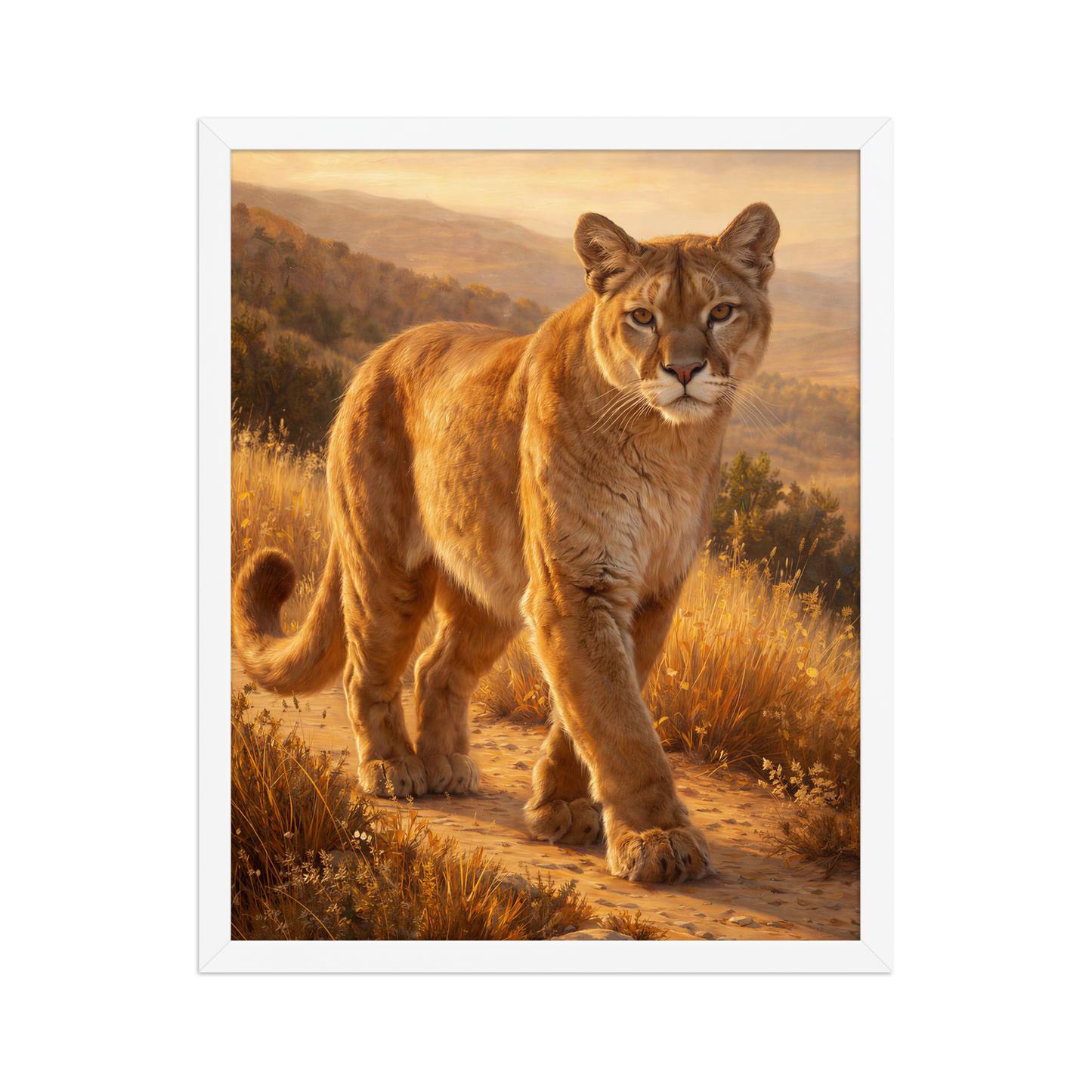 Mountain Lion Pride Framed Poster