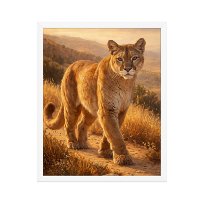 Mountain Lion Pride Framed Poster