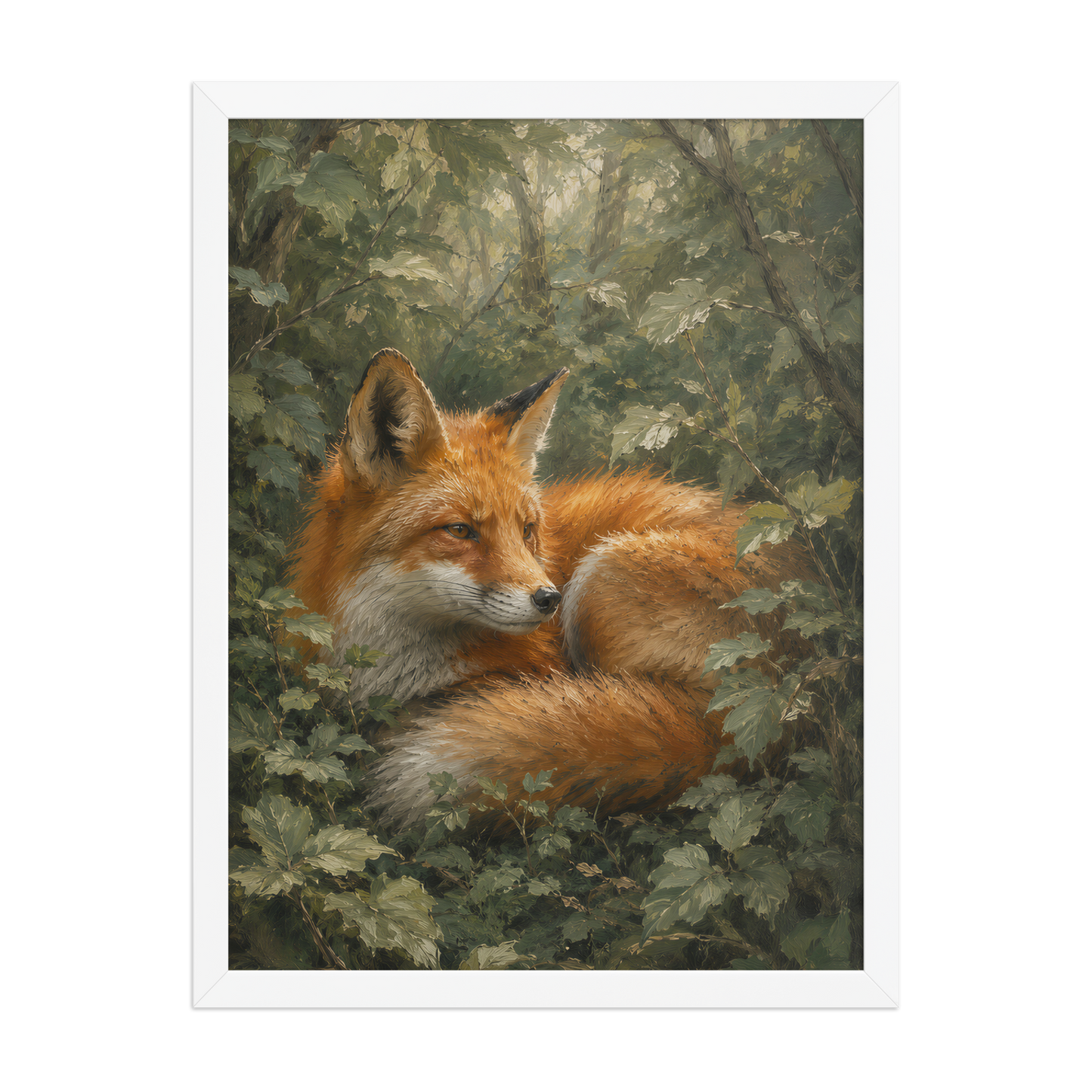 Fox Forest Calm Framed Poster