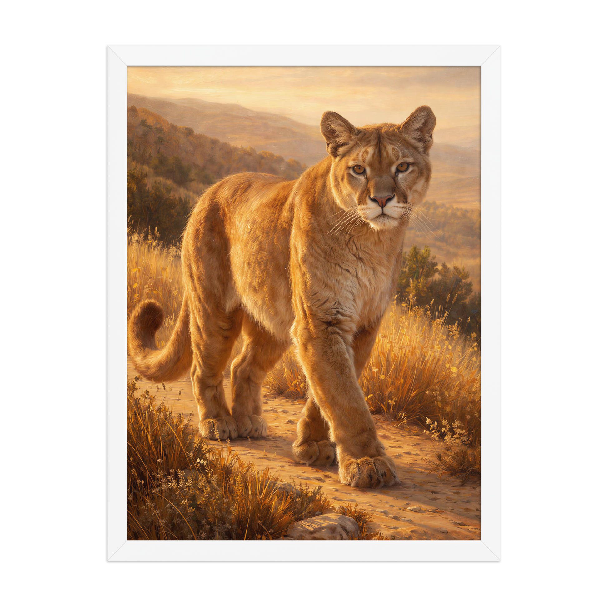 Mountain Lion Pride Framed Poster