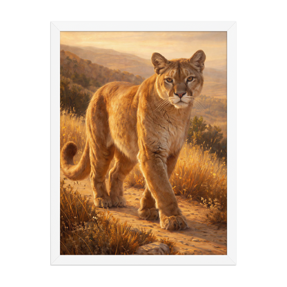 Mountain Lion Pride Framed Poster