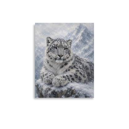 Snow Leopard Calm Poster