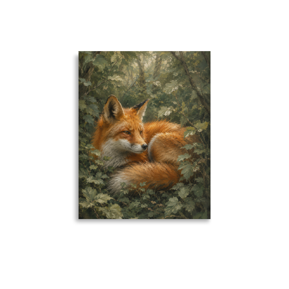 Fox Forest Calm Poster