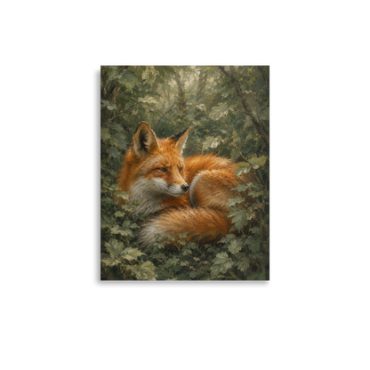 Fox Forest Calm Poster