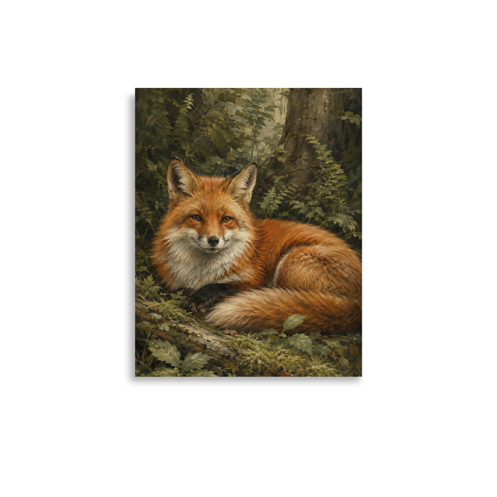 Fox Woodland Calm Poster