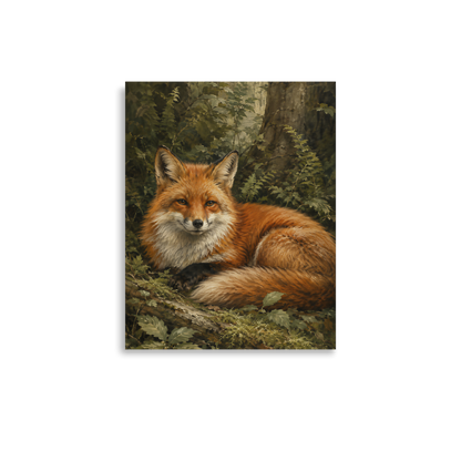 Fox Woodland Calm Poster