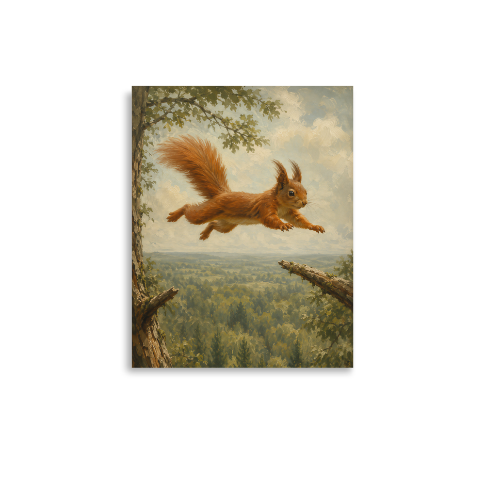 Squirrel Forest Freedom Poste