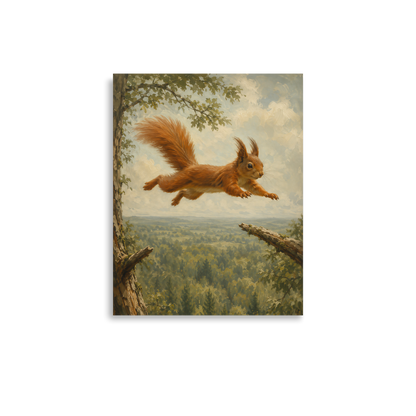Squirrel Forest Freedom Poste