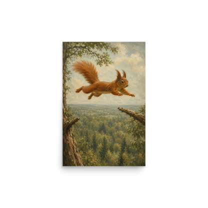 Squirrel Forest Freedom Poste